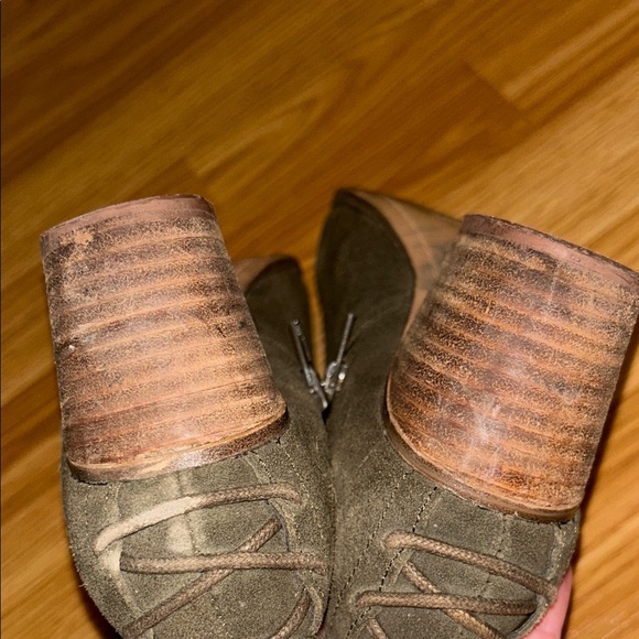 Aldo Dark khaki Brown Ankle Booties - Picture 7 of 11